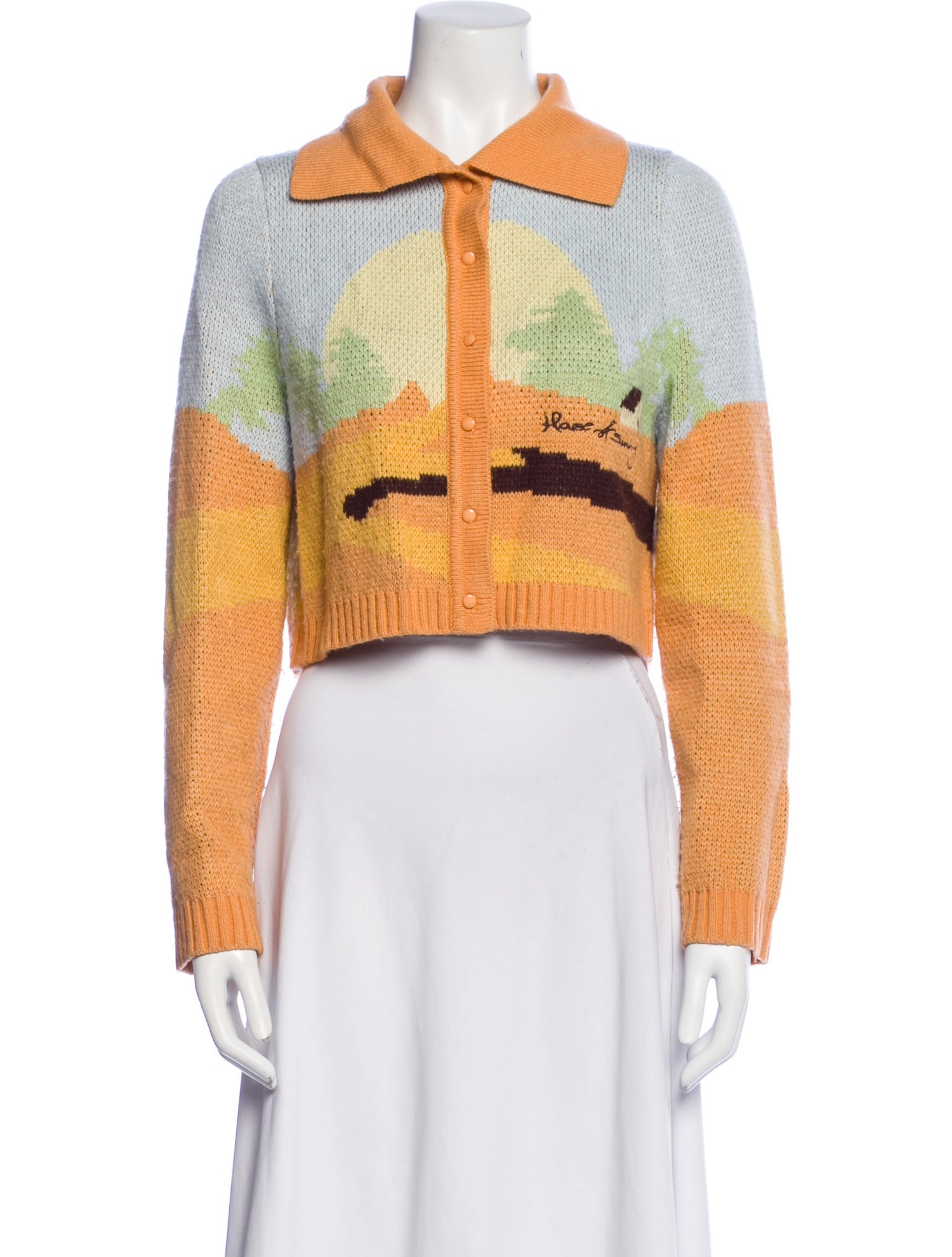 House of Sunny Colorblock Pattern Sweater
