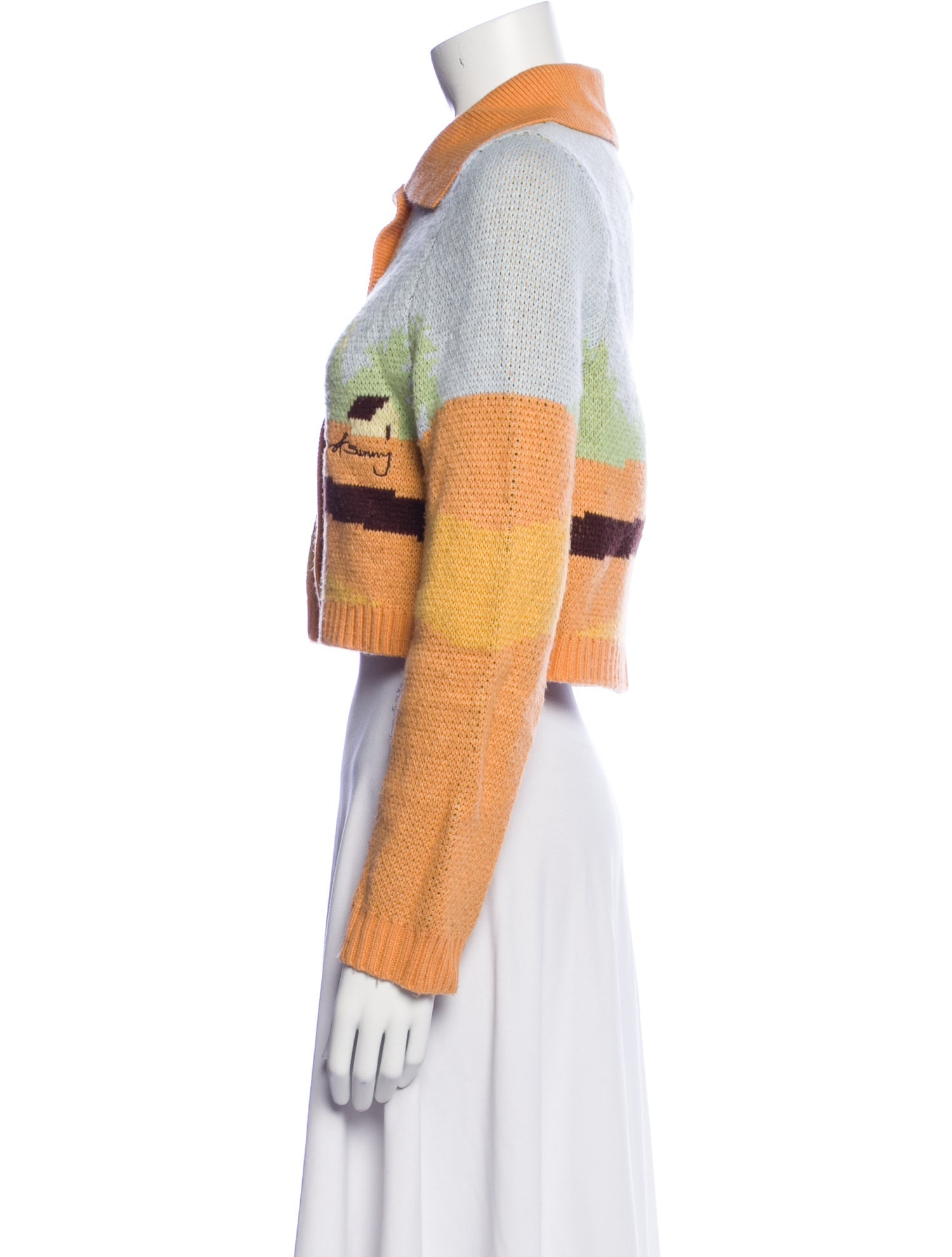House of Sunny Colorblock Pattern Sweater