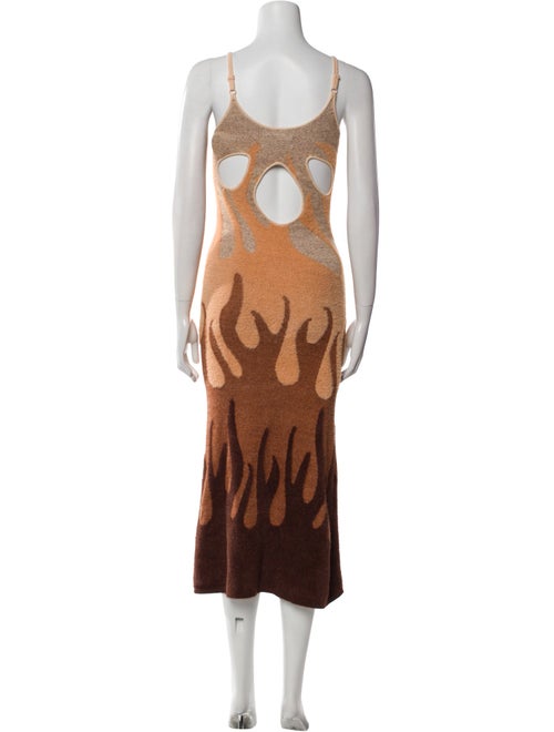 House of Sunny Printed Midi Length Dress