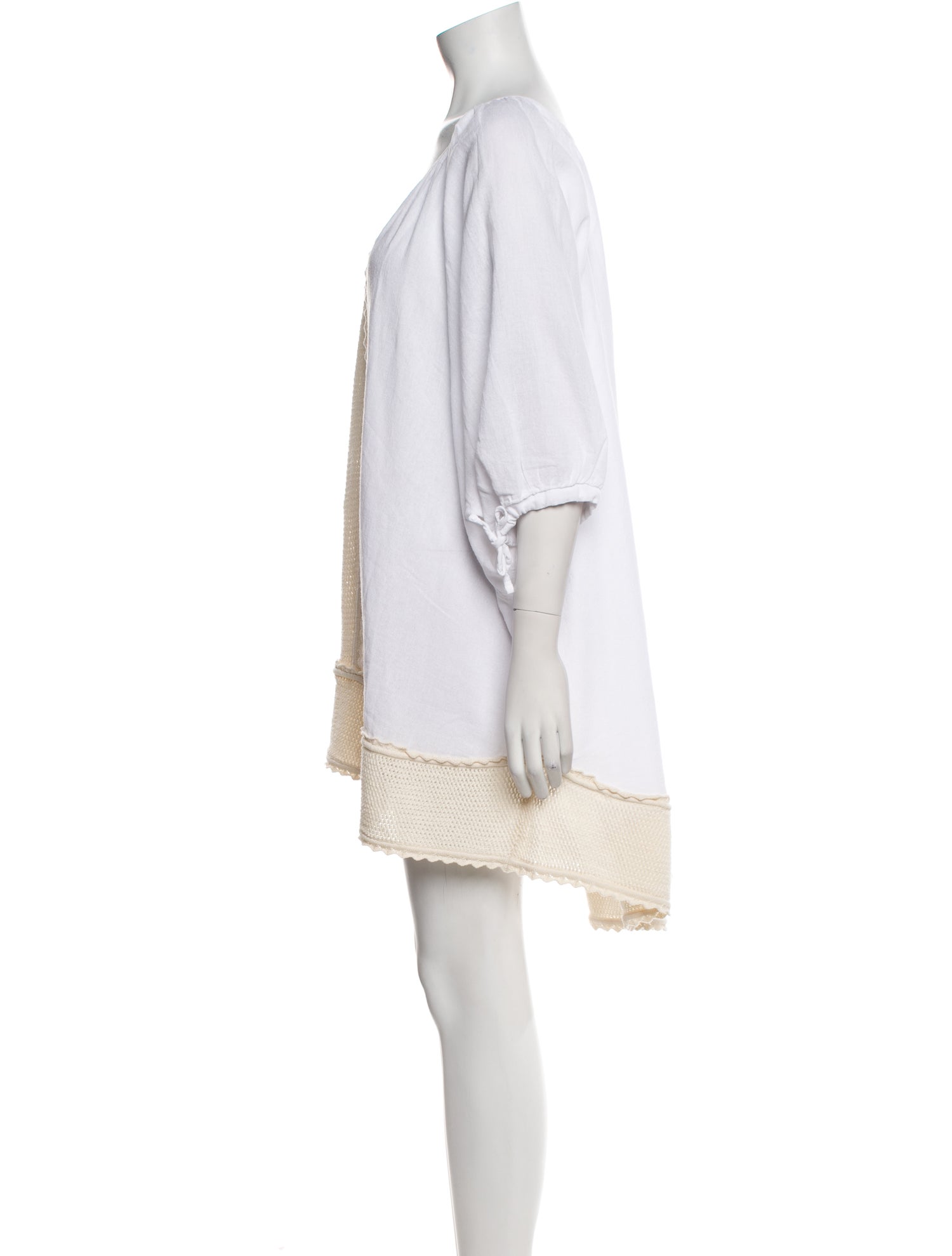 House of Sunny Colorblock Pattern Keyhole Accent Cover-Up