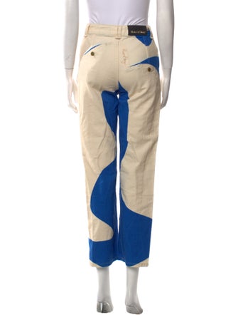 House of Sunny Printed Straight Leg Pants