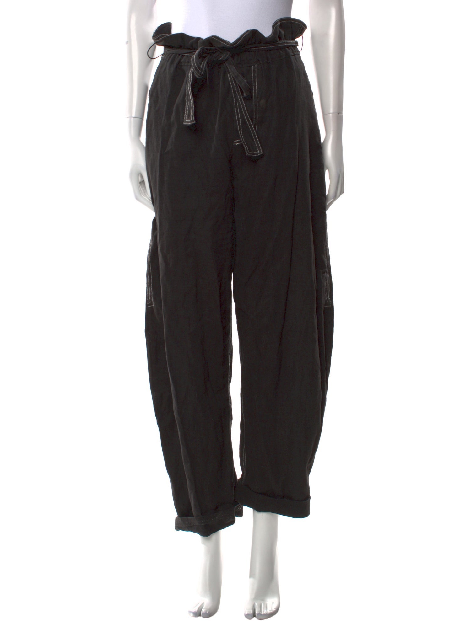 House of Sunny Linen Straight Leg Pants