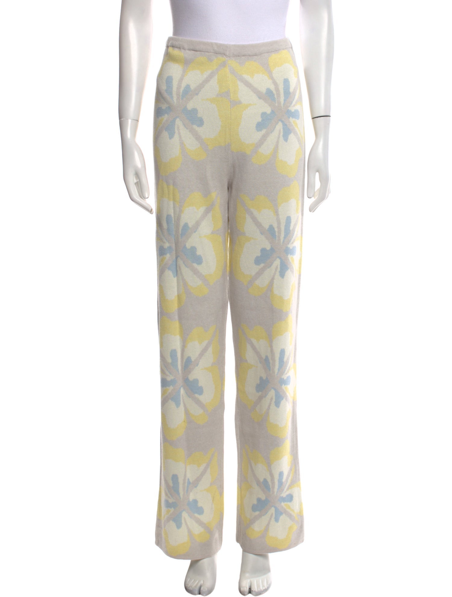 House of Sunny Printed Wide Leg Pants