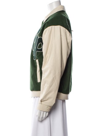 House of Sunny Graphic Print Bomber Jacket