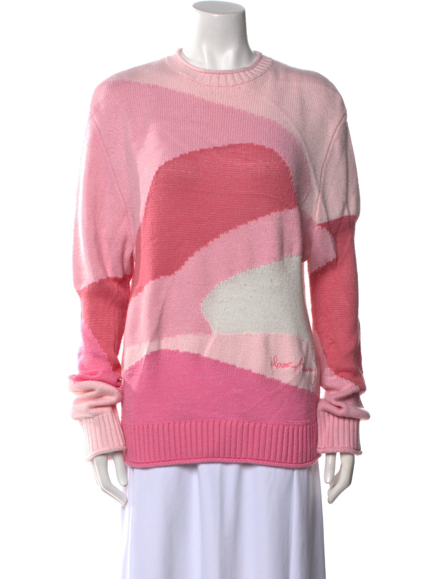 House of Sunny Striped Crew Neck Sweater