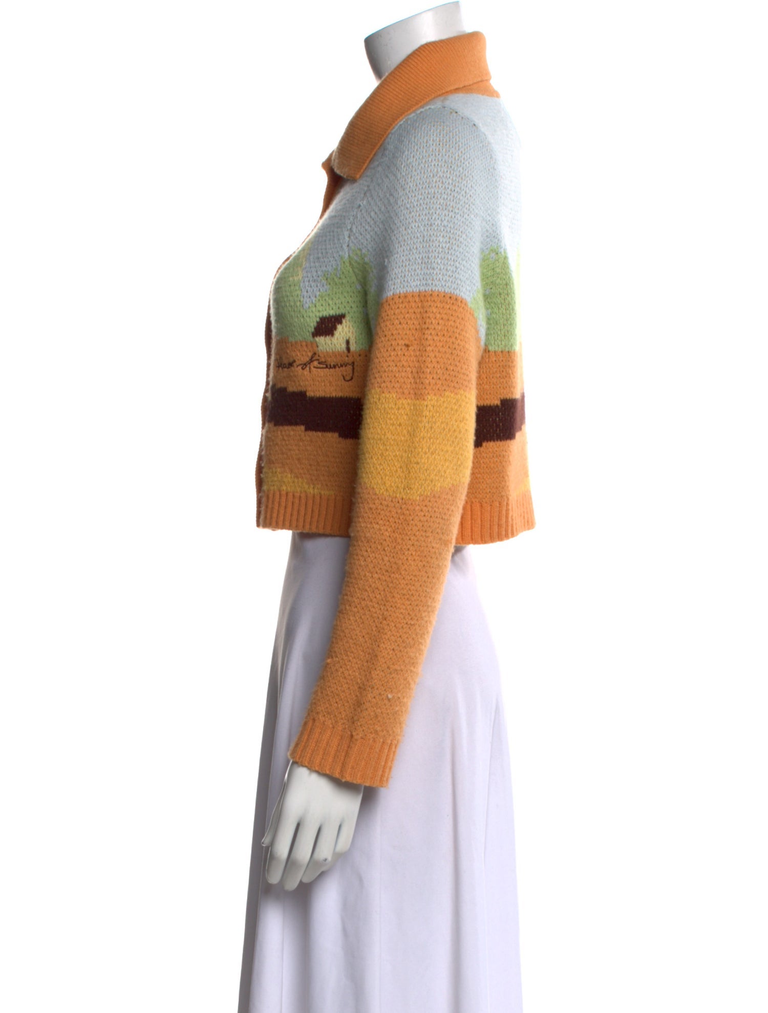 House of Sunny Printed Sweater