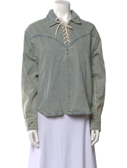 House of Sunny Long Sleeve Button-Up Top