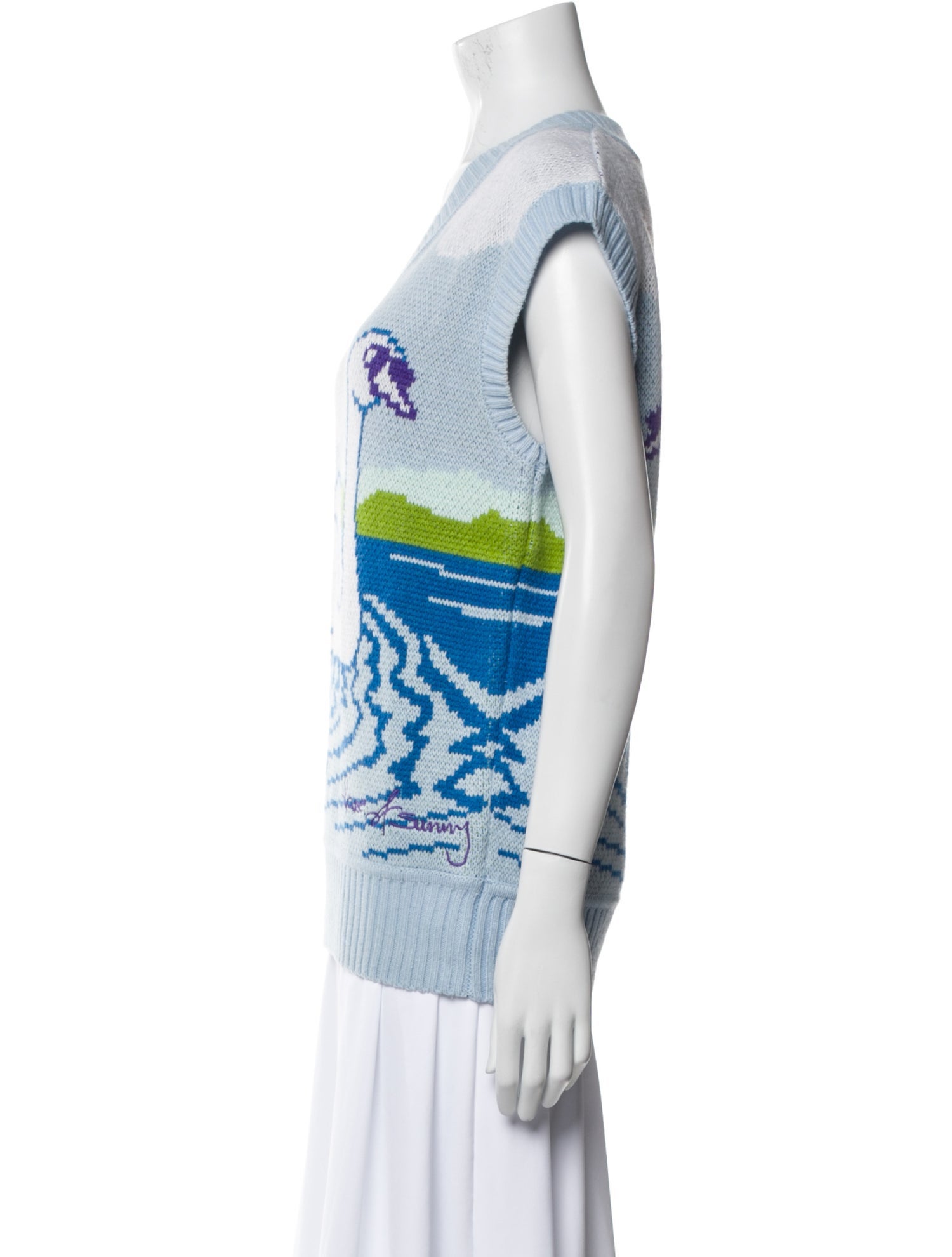 House of Sunny Paisley Print Vest