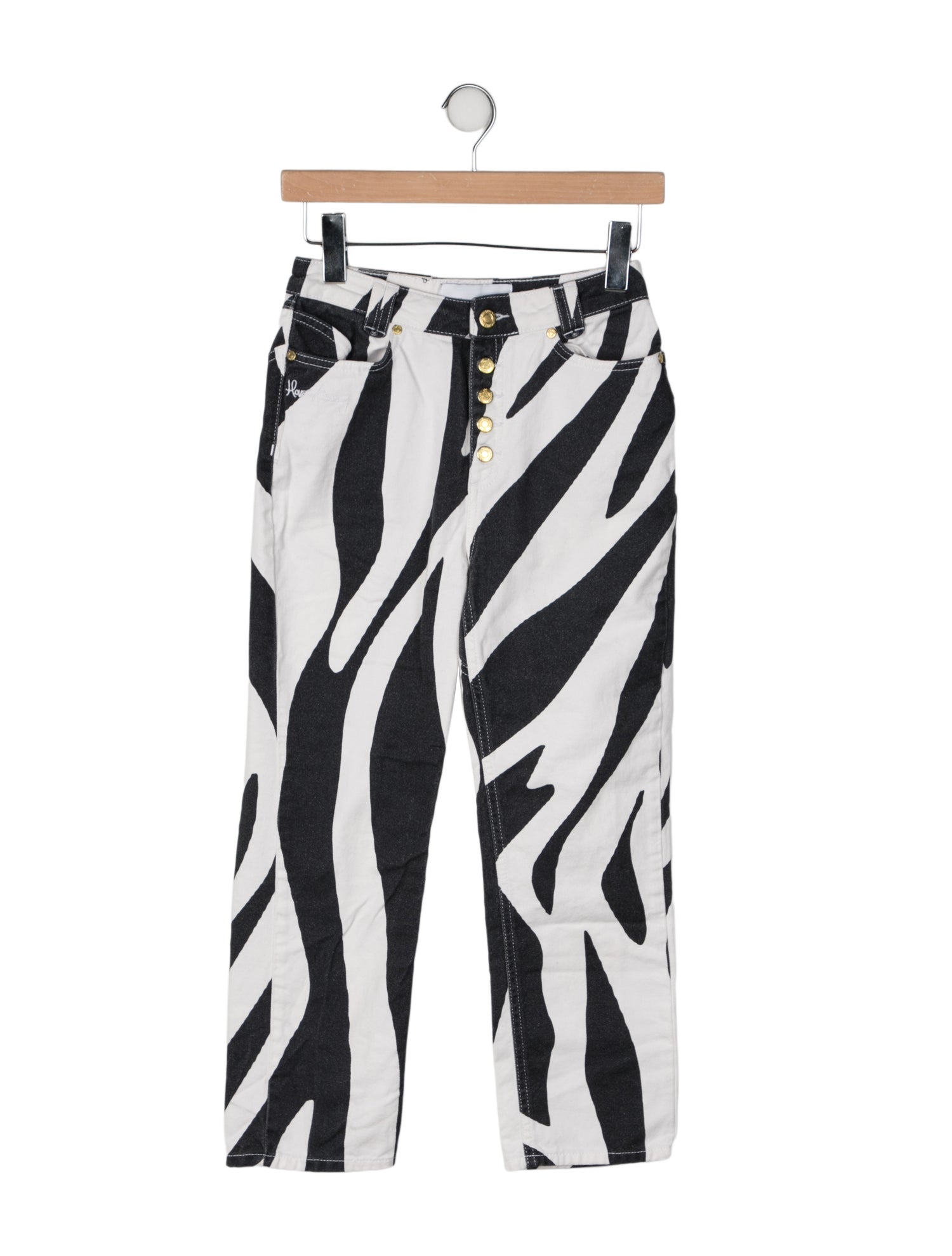 House of Sunny Mid-Rise Straight Leg Jeans