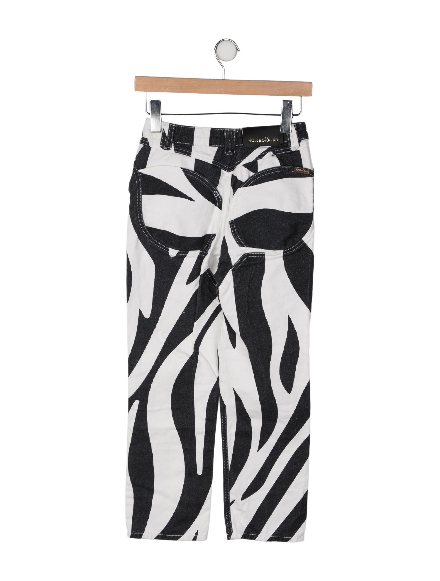 House of Sunny Mid-Rise Straight Leg Jeans