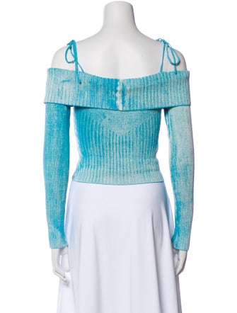 House of Sunny Striped Square Neckline Crop Top