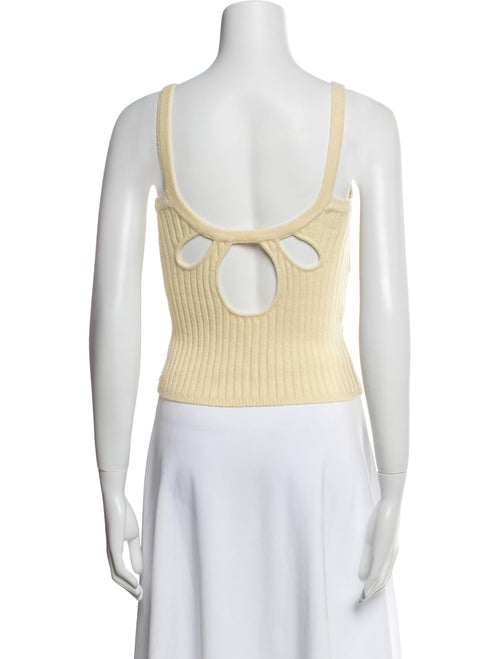 House of Sunny Square Neckline Sleeveless Crop Top