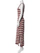 House of Sunny Striped Long Dress