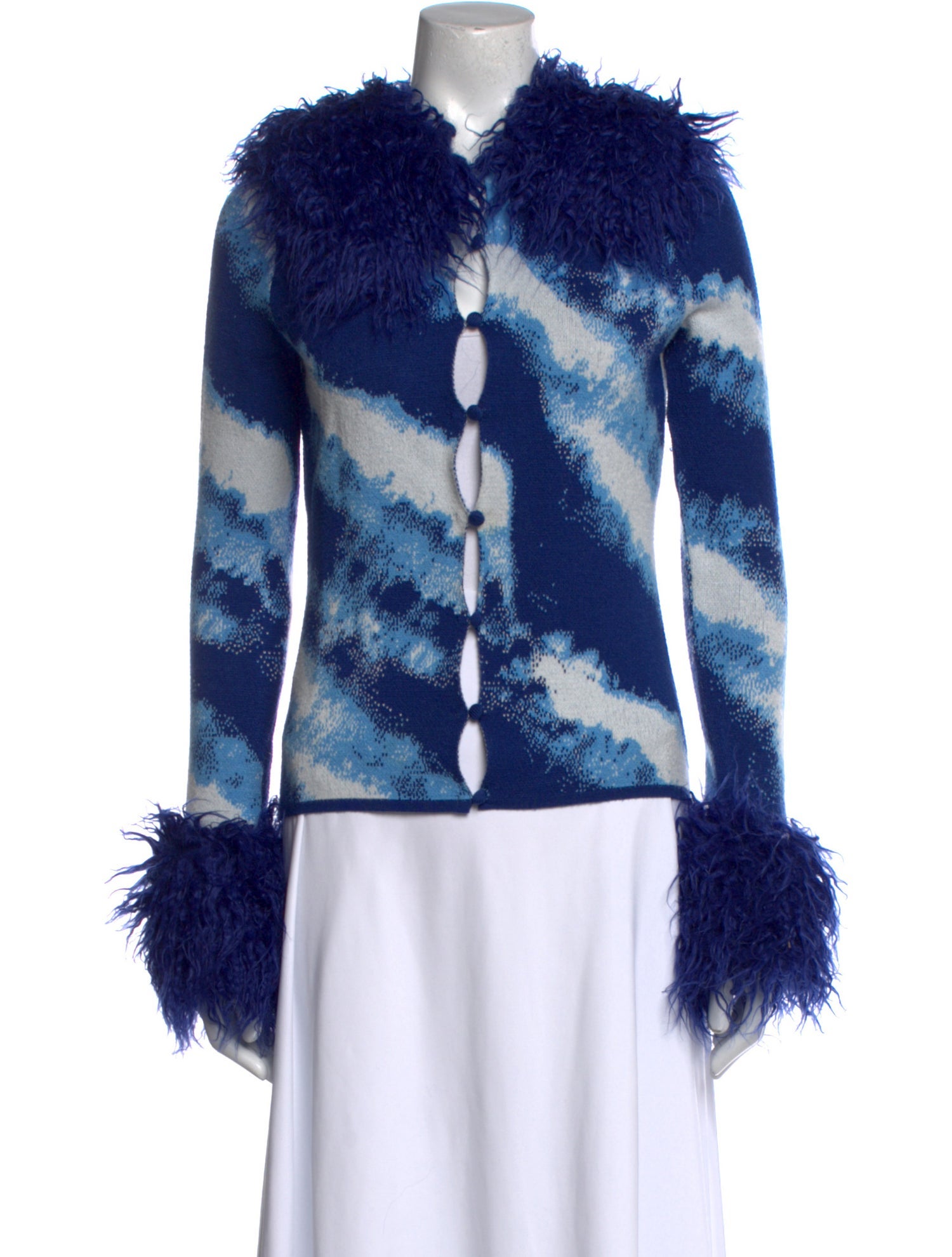 House of Sunny Tie-Dye Print Sweater