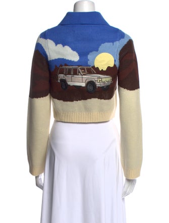 House of Sunny Striped Mock Neck Sweater