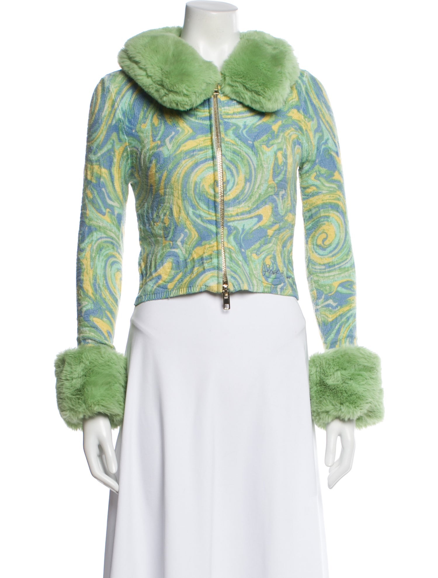 House of Sunny Printed Evening Jacket