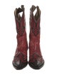 Justin Boots Leather Patterned Western Boots