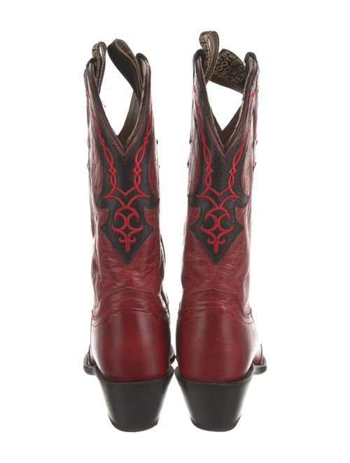 Justin Boots Leather Patterned Western Boots