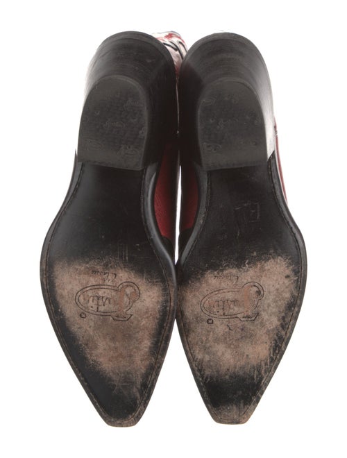 Justin Boots Leather Patterned Western Boots