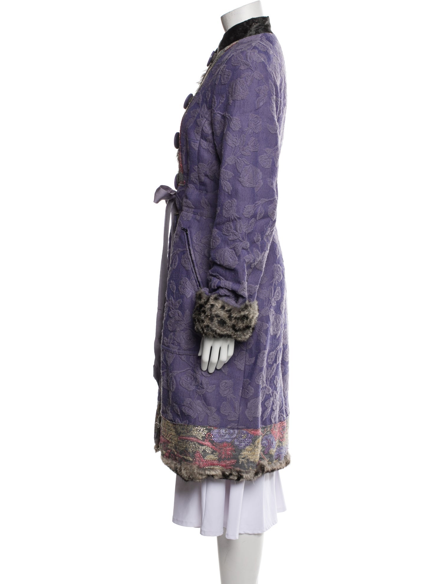 Juleh Wool Floral Print Coat