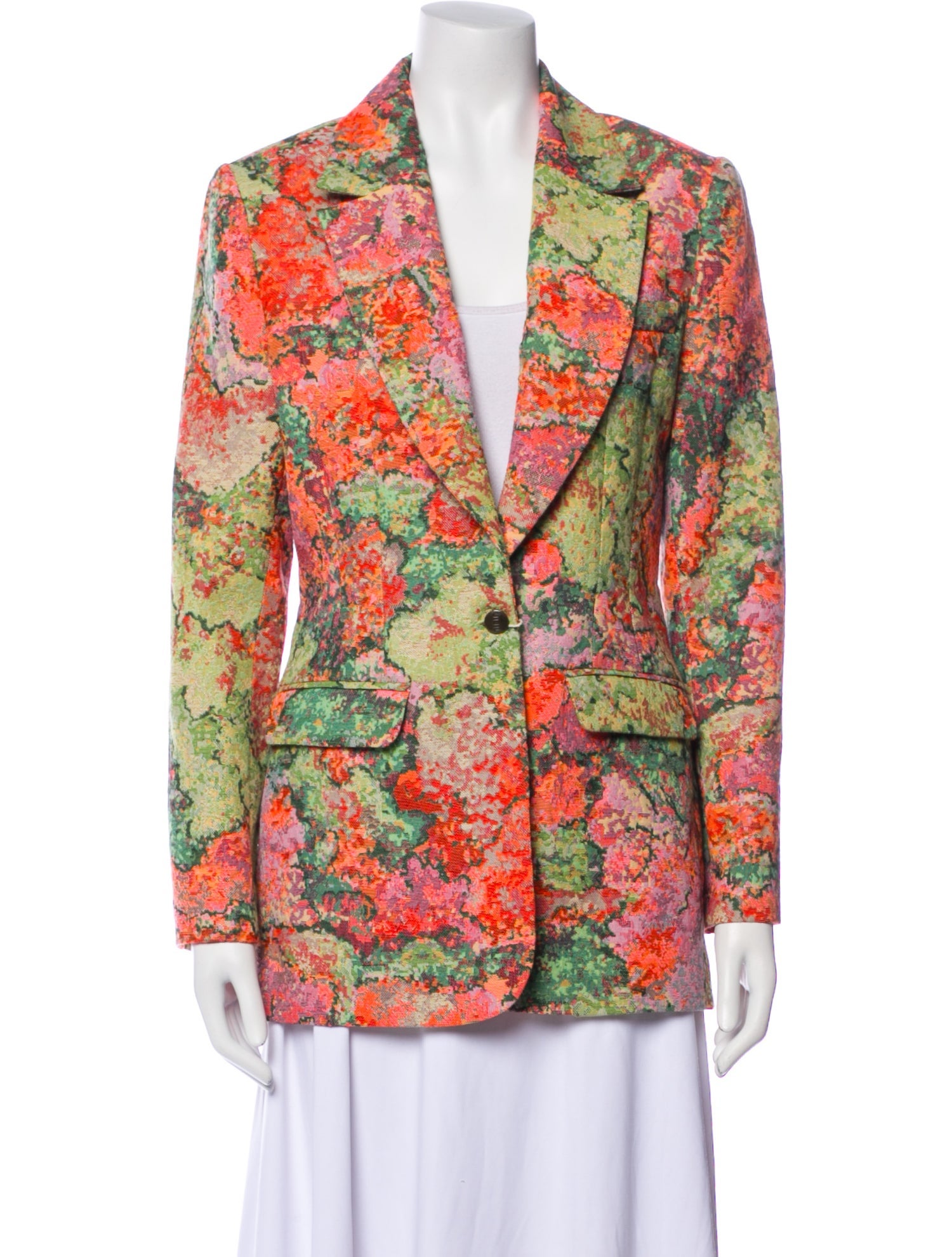 JIJIL Floral Print Blazer