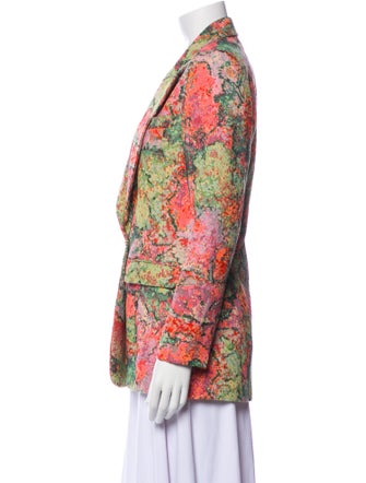 JIJIL Floral Print Blazer
