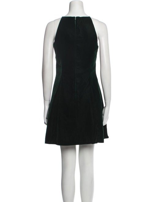 Jessica McClintock Crew Neck Mini Dress