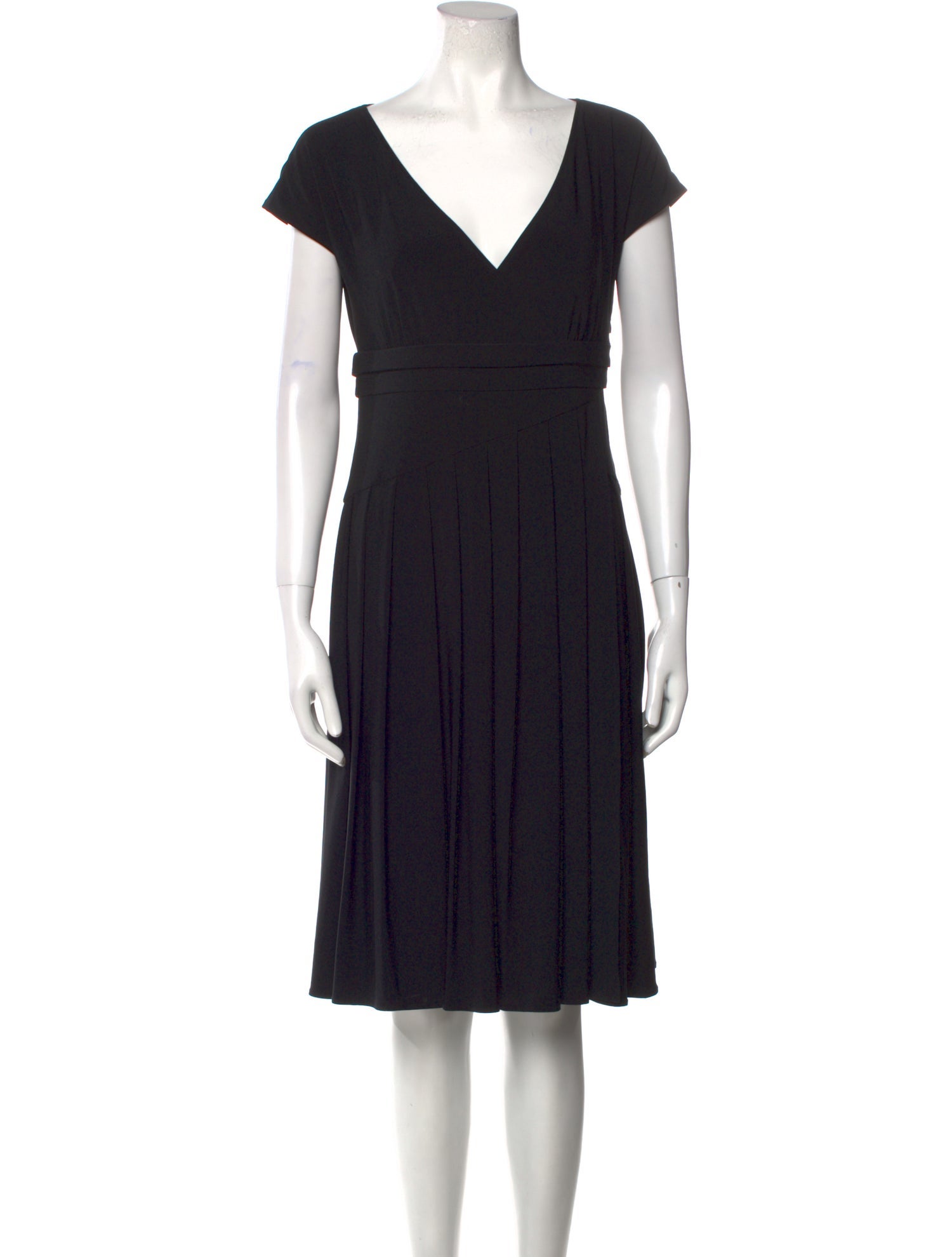 Jones New York V-Neck Knee-Length Dress