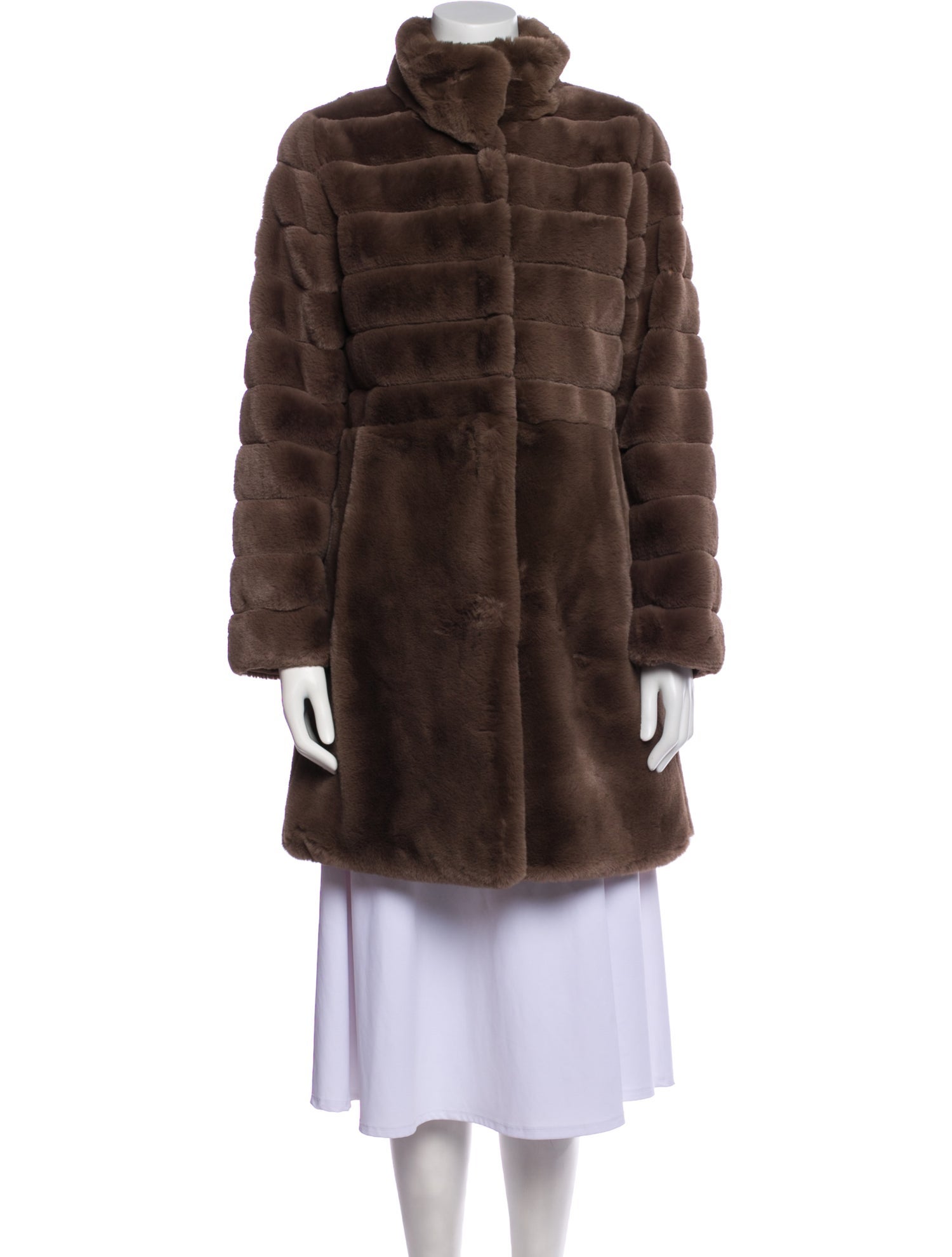 Jones New York Faux Fur Faux Fur Coat w/ Tags