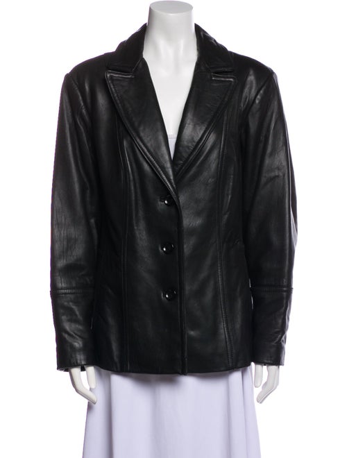 Jones New York Leather Coat