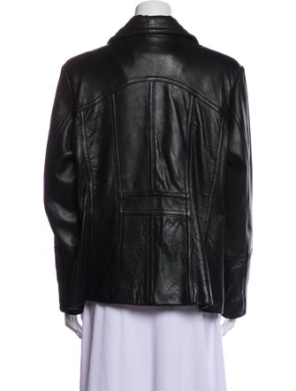 Jones New York Leather Coat