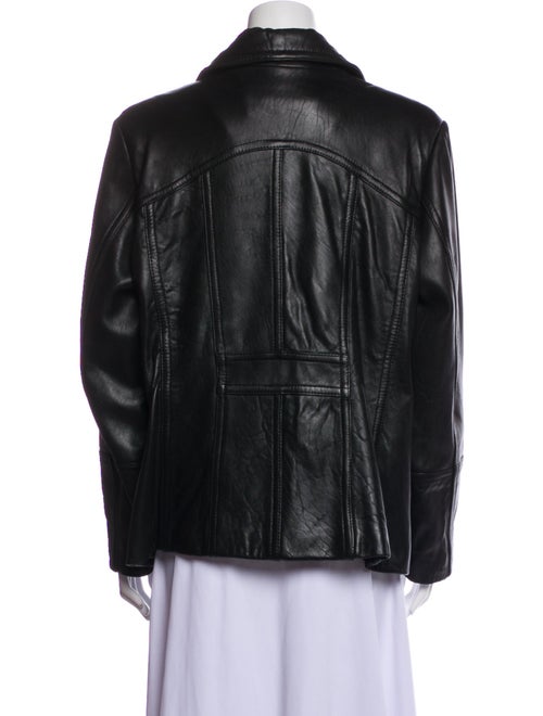 Jones New York Leather Coat