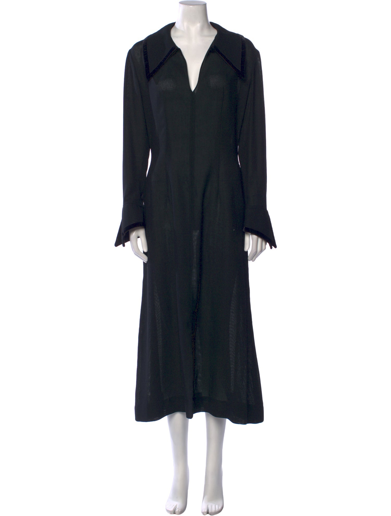 Kathryn Dianos V-Neck Long Dress