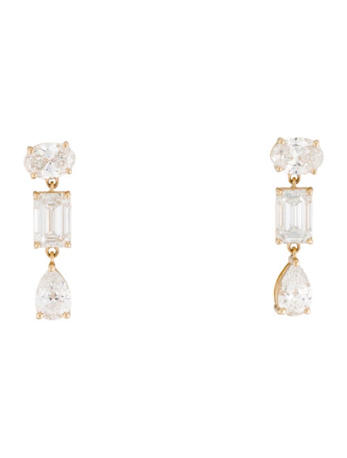 Kai 14K 3.00ctw Lab-Grown Diamond Drop earrings