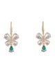 Kai 14K Aquamarine,Turquoise & Diamond Butterfly Drop Earrings