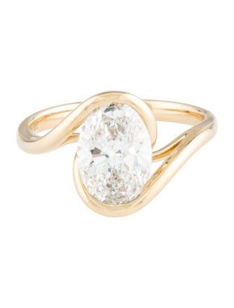 Kai 14K 2.11ct Lab-Grown Diamond Eternal Wave Ring