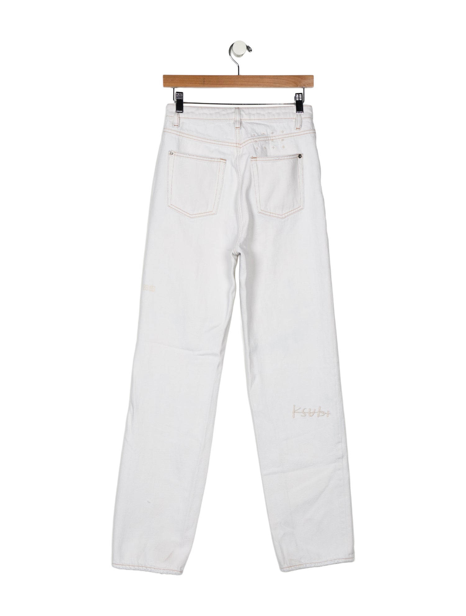 Kith x Ksubi High-Rise Straight Leg Jeans