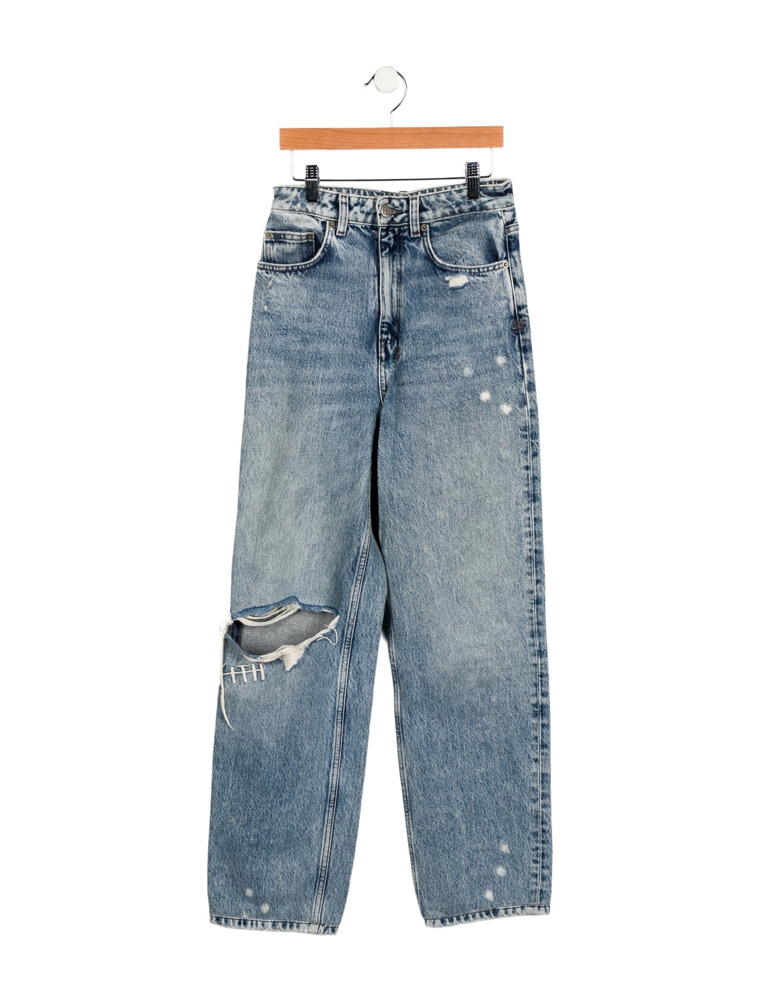 Kith x Ksubi High-Rise Straight Leg Jeans