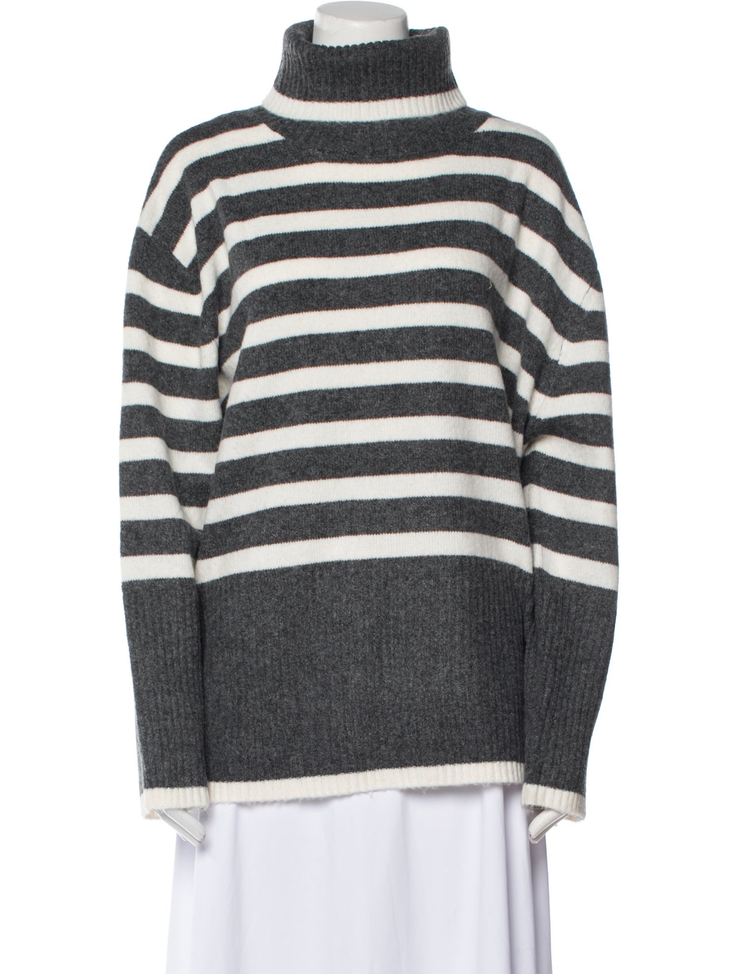Karen Kane Wool Striped Sweater