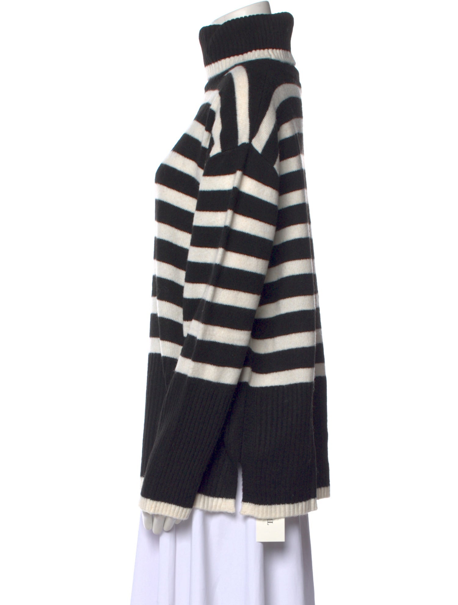 Karen Kane Striped Turtleneck Sweater