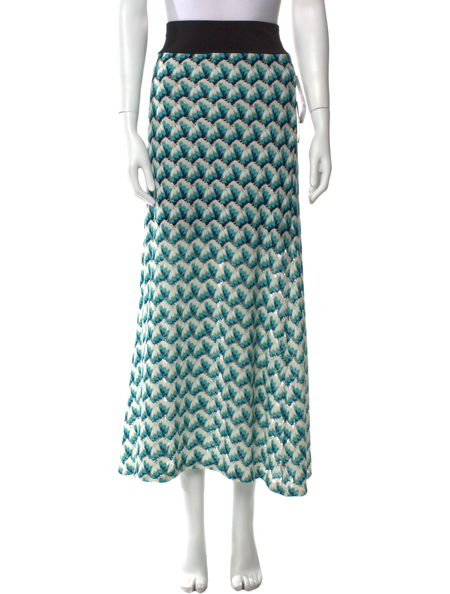 Karen Kane Printed Midi Length Skirt