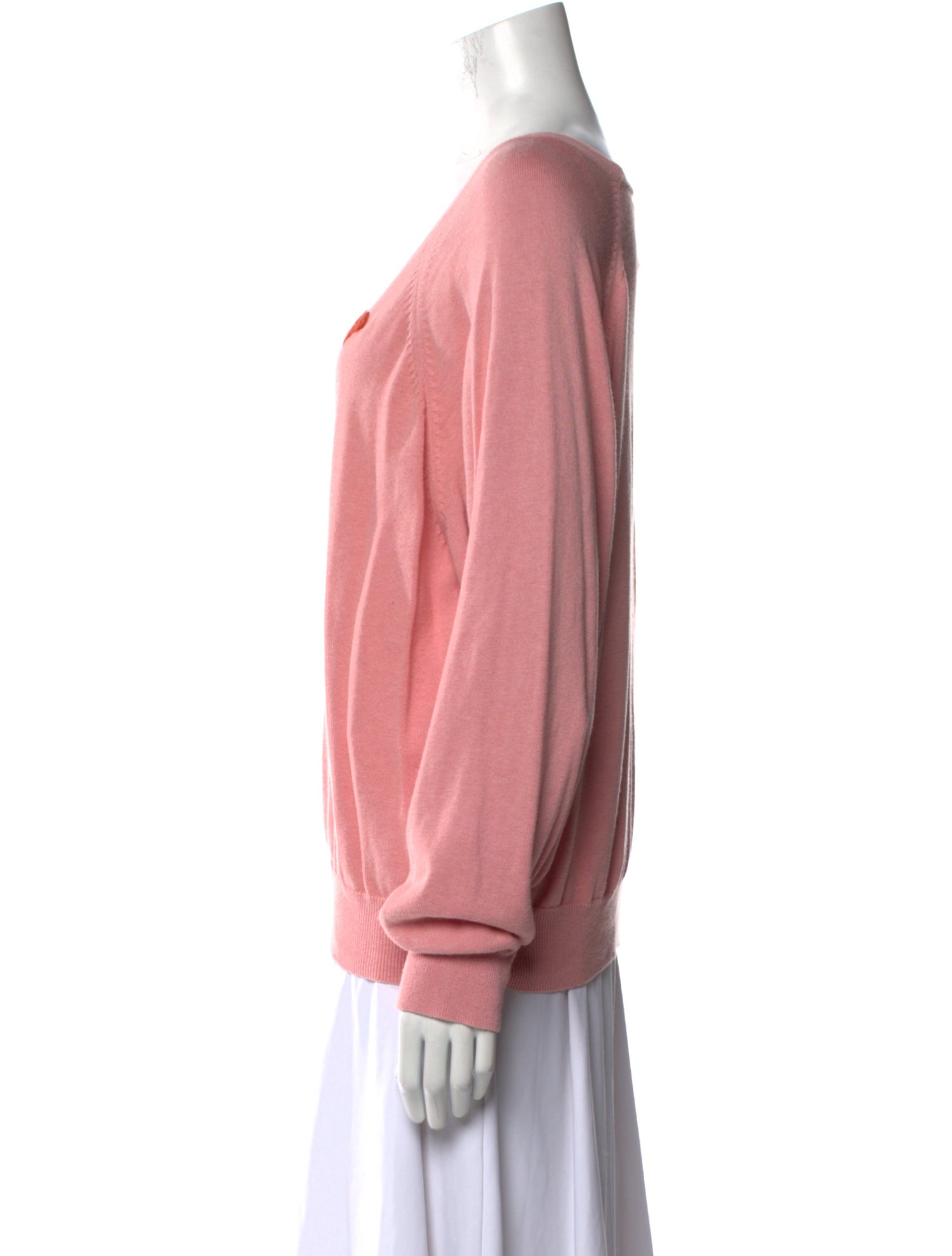 Kerri Rosenthal Scoop Neck Long Sleeve Sweatshirt