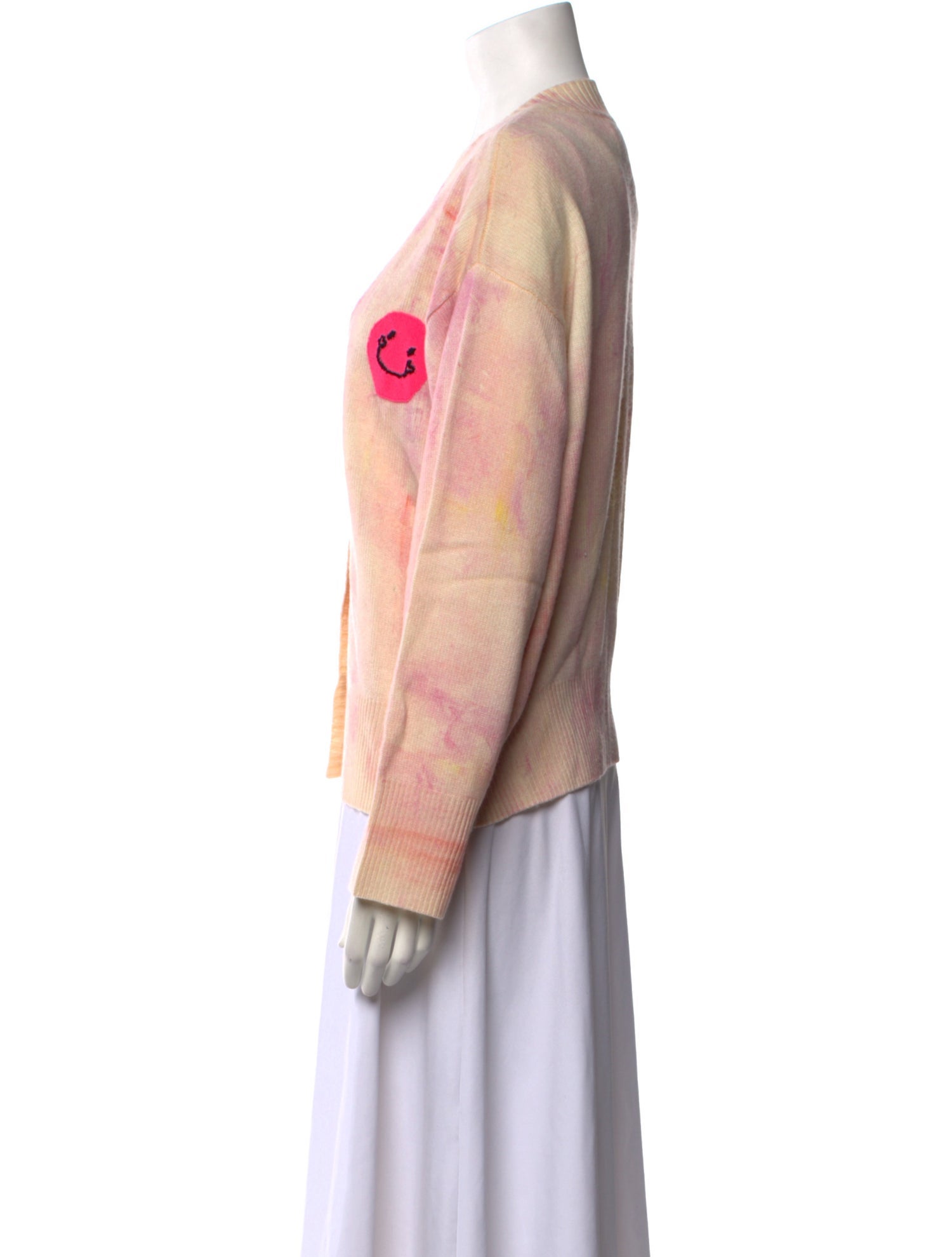 Kerri Rosenthal Cashmere Tie-Dye Print Sweater