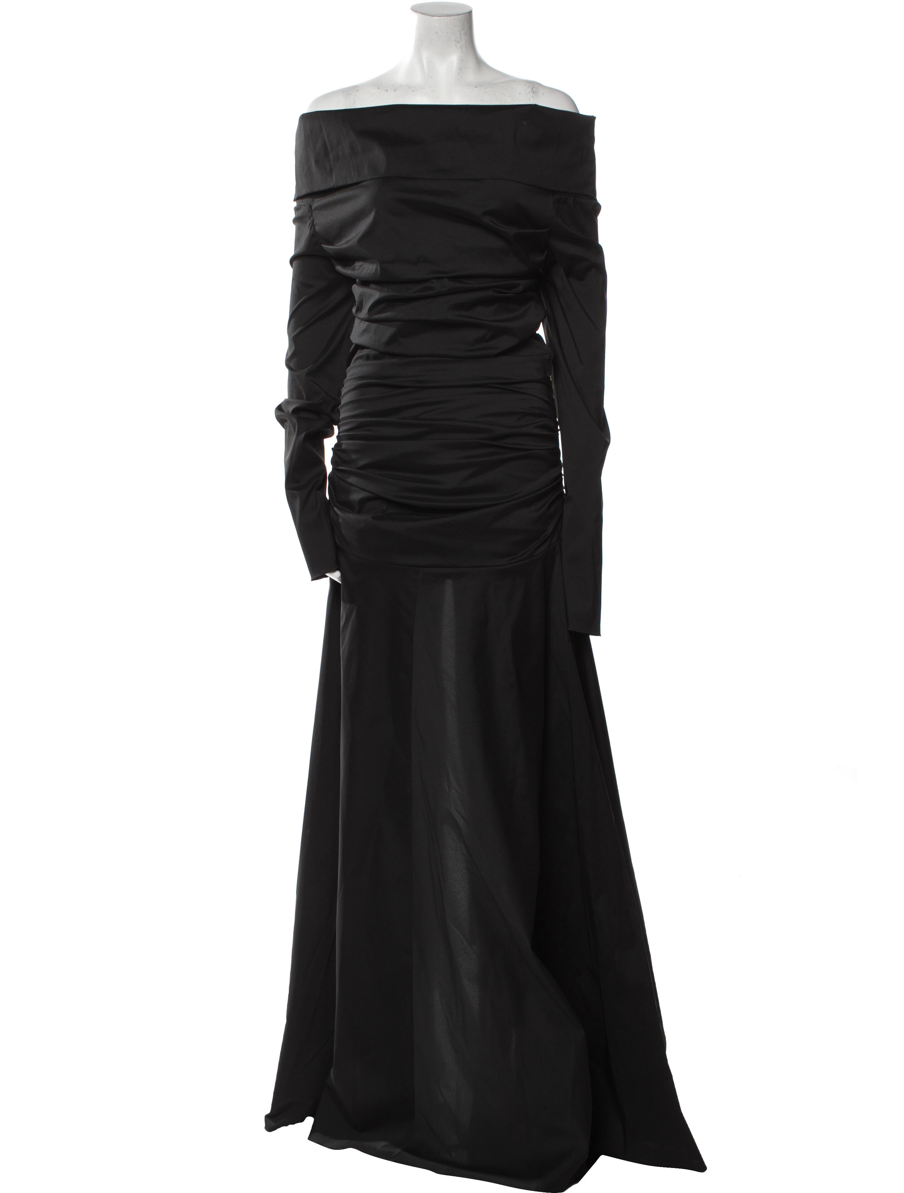 Laura Biagiotti Off-The-Shoulder Long Dress