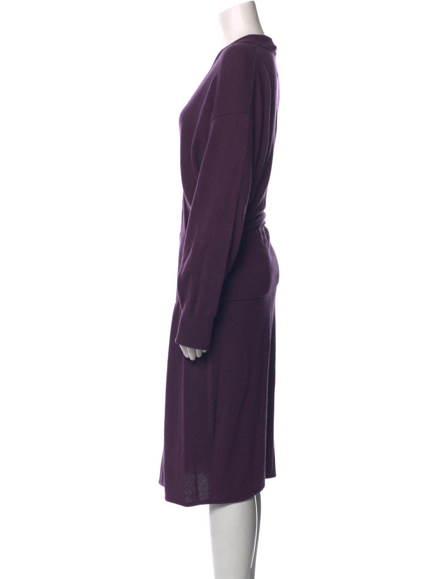 Laura Biagiotti Wool Midi Length Dress