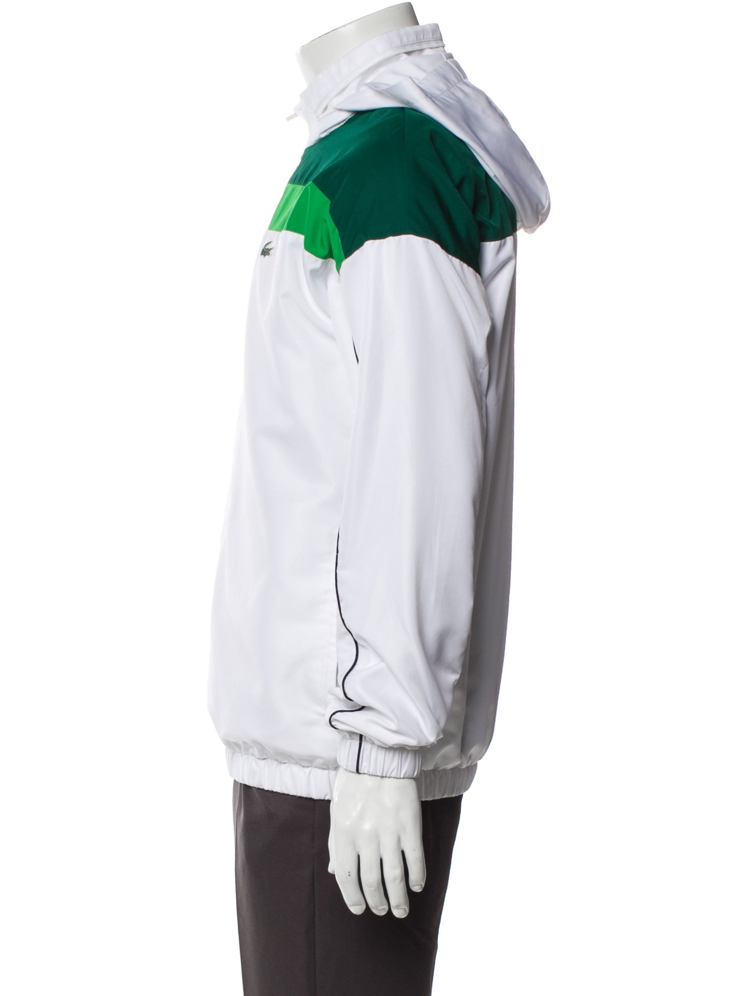 Lacoste SPORT Colorblock Pattern Windbreaker