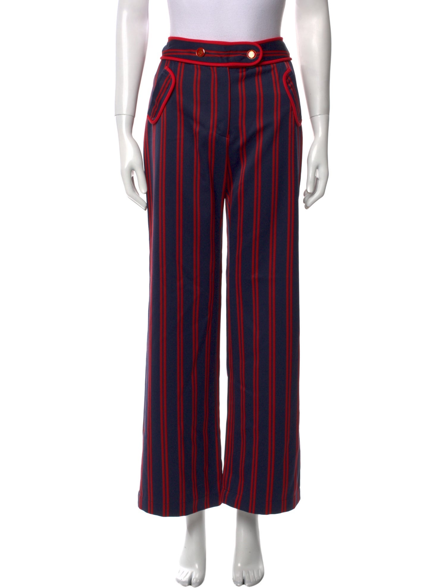 La Veste Striped Wide Leg Pants