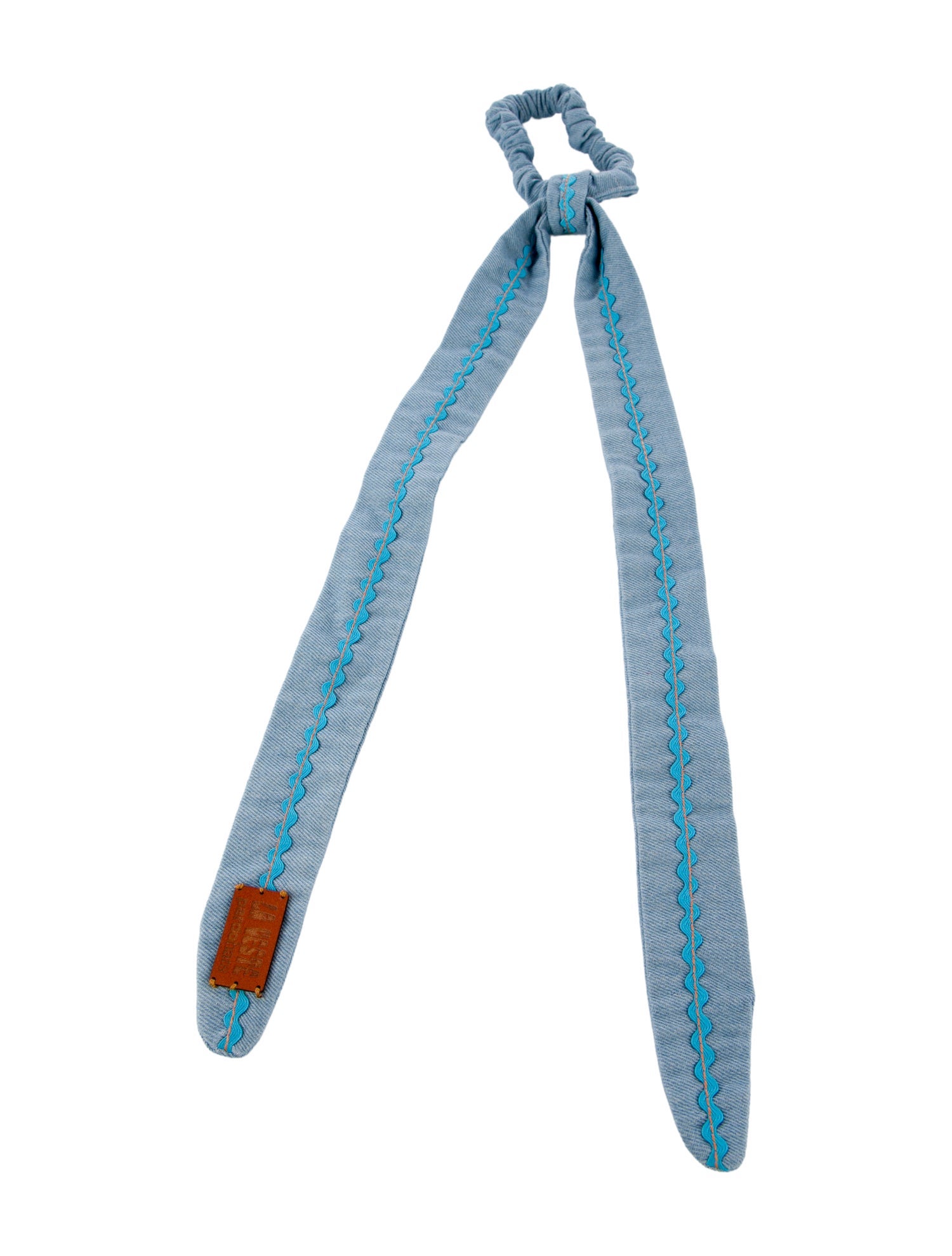 La Veste Denim Hair Scrunchie