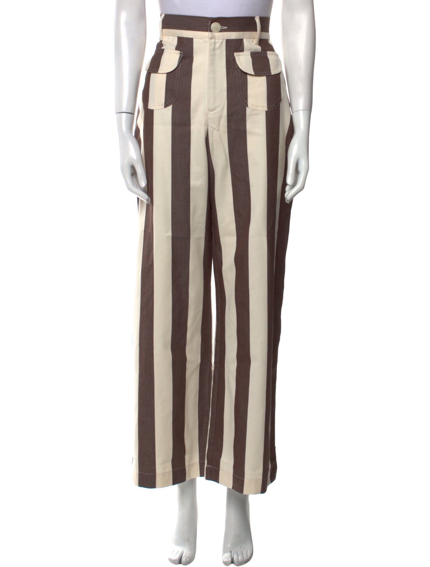La Veste Striped Wide Leg Pants