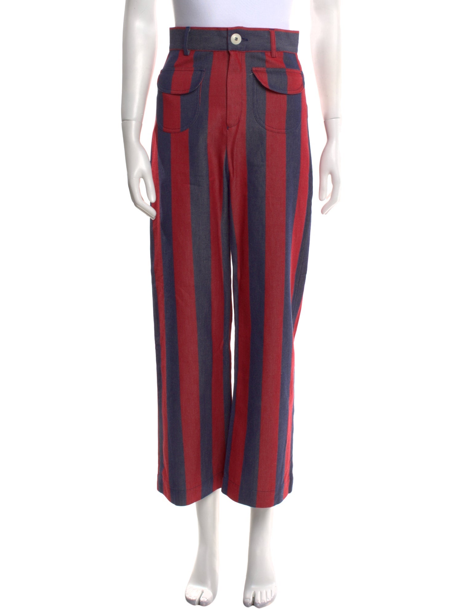 La Veste Striped Wide Leg Pants